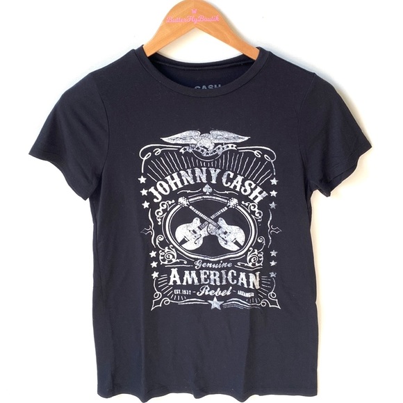 johnny cash black Classic boho Unisex T-Shirt, Size M - Picture 4 of 10